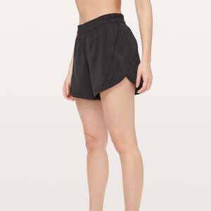 lululemon athletica Women's Black Track That Short 5"
